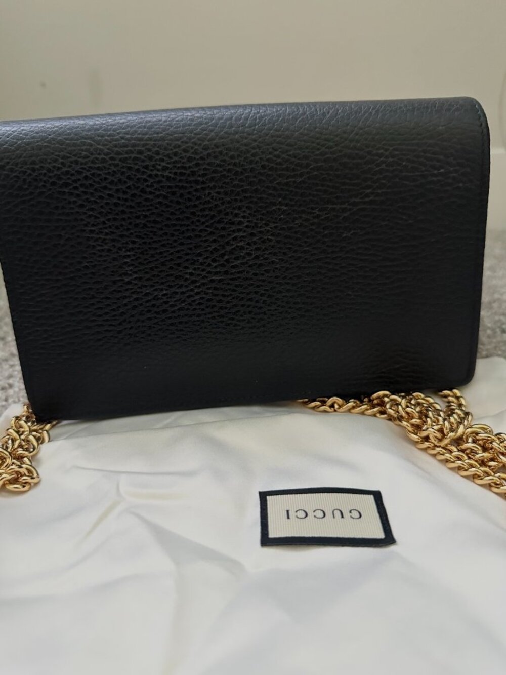 Gucci GG Marmont wallet on chain Black MSRP $1,150 - Picture 8 of 16